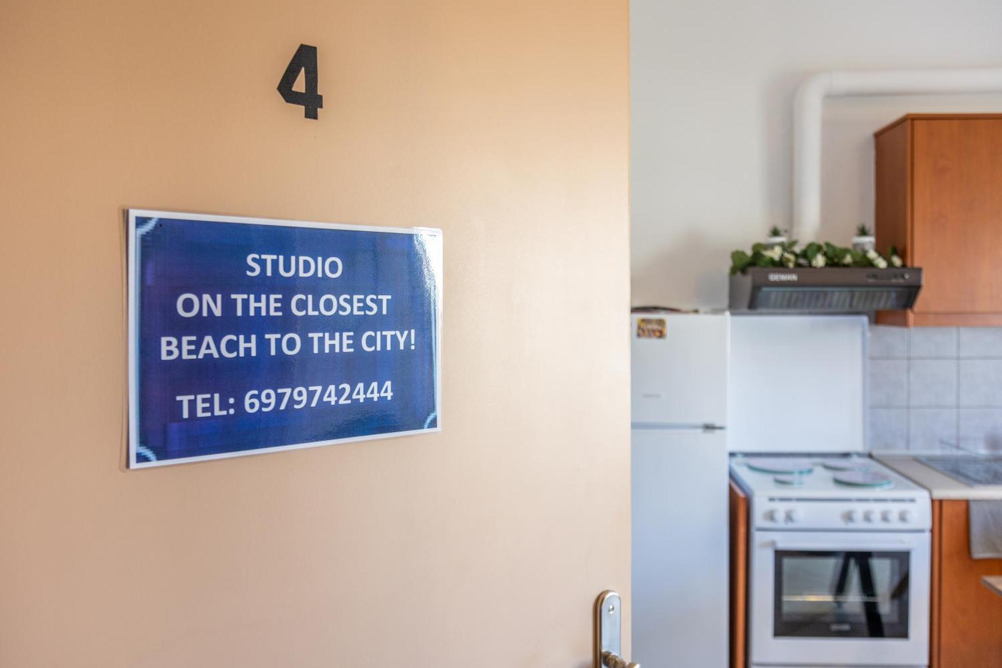 Studio On The Closest Beach To The City! Amoudara  Bagian luar foto